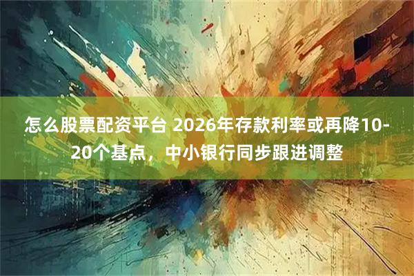 怎么股票配资平台 2026年存款利率或再降10-20个基点，中小银行同步跟进调整
